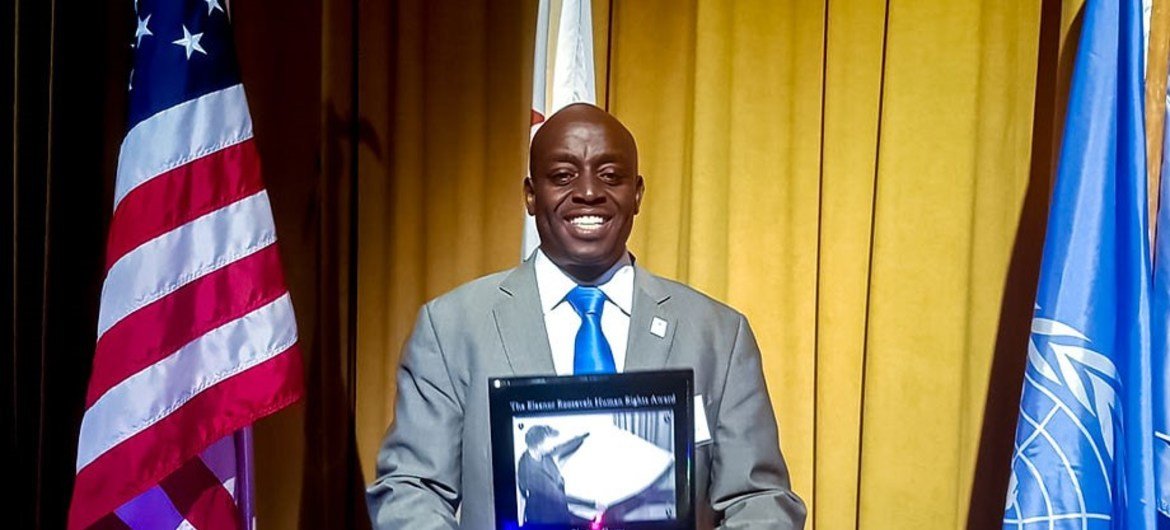 Chris Mburu, lauréat, Prix Eleanor Roosevelt 2019 pour les droits de l'homme
