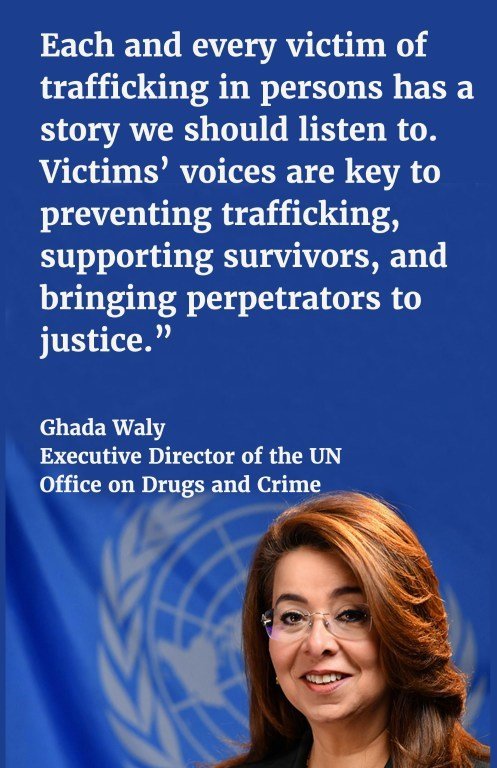 Each and every victim of trafficking in persons has a story we should listen to. Victims’ voices are key to preventing trafficking, supporting survivors, and bringing perpetrators to justice.