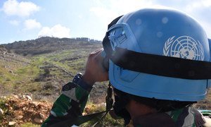 UNIFIL peacekeeper on patrol in south Lebanon. (File)