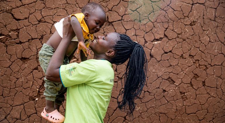 Phiona works as a Peer Mother at a health centre in Uganda, she helps train and support mothers to deliver HIV-free babies.