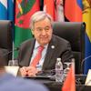 Secretário-geral António Guterres faz um discurso na Cúpula da Comunidade de Estados Latino-Americanos e Caribenhos em São Vicente e Granadinas