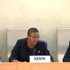 Dorcas Oduor (kati), Mwanasheria Mkuu wa Kenya akiwasilisha ripoti ya Kenya ya haki za binadamu katika kikao cha UPR.