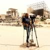 El periodista palestino Sami Shehada perdió una pierna en un ataque en Gaza.