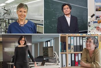 第25届“世界杰出女科学家奖”五位获奖者。