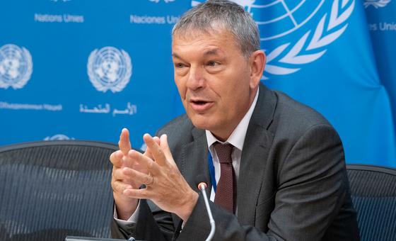  فيليب لازاريني المفوض العام لوكالة الأمم المتحدة لإغاثة وتشغيل لاجئي فلسطين (الأونروا).