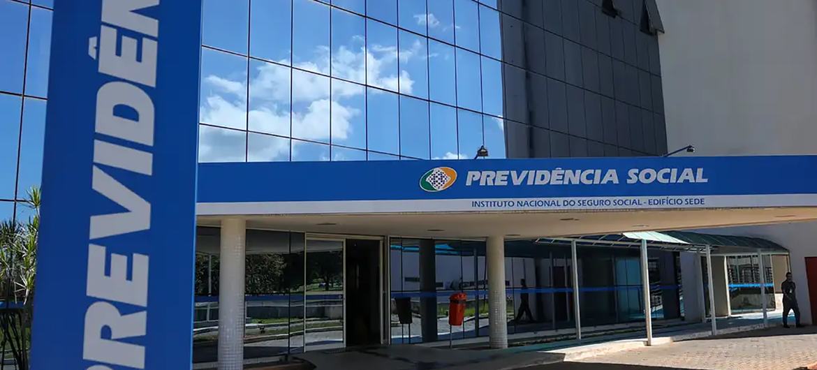 Fachada do INSS, em Brasília Fachada do INSS, em Brasília
