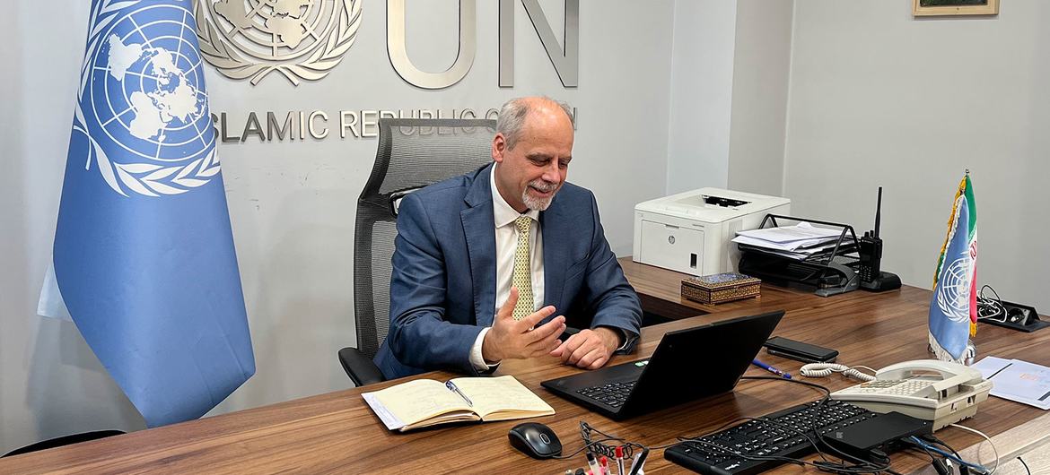 Stefan Priesner, UN Resident Coordinator in Iran.