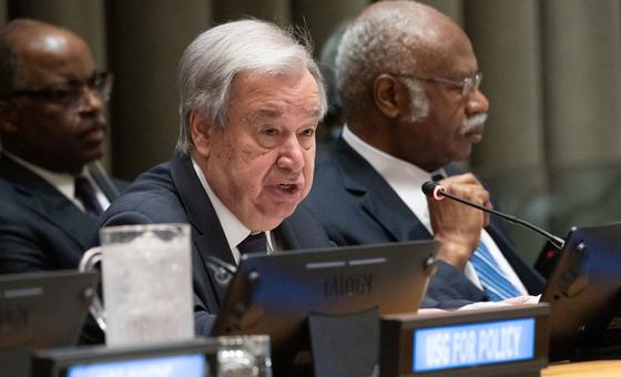 Le Secrétaire général António Guterres informe la réunion informelle de la plénière de l’Assemblée générale sur l’Initiative ONU80.