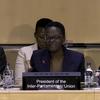 Maspika wa bunge katika Mkutano wa Sita wa Maspika wa Mabunge ya Dunia uliofanyika Geneva, Uswisi.