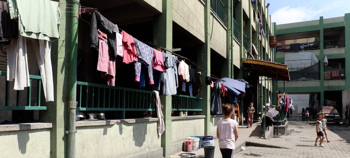 Les écoles de Gaza ont été transformées en refuges pour les personnes touchées par le conflit.
