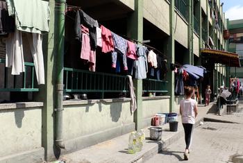 Schools in Gaza have been turned into shelters for displaced people.
