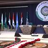 الأمين العام متحدثا في الجلسة الافتتاحية لفعاليات القمة العربية في الجزائر(1 نوفمبر 2022).