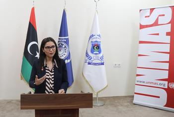 ديرة دائرة الأمم المتحدة للأعمال المتعلقة بالألغام في ليبيا فاطمة زريق.