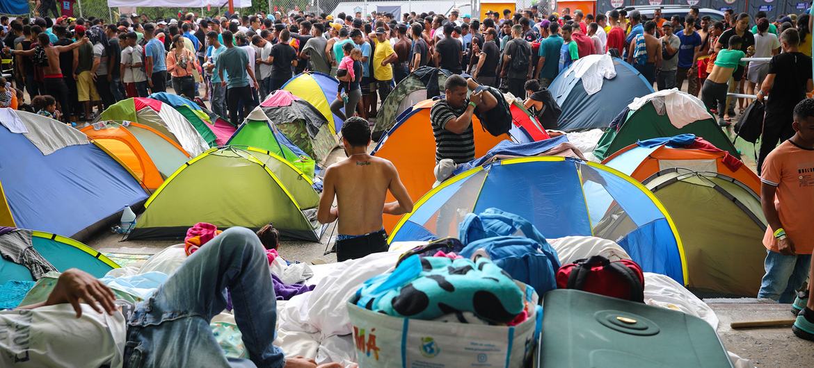 A ONU lembra que mais de 7 milhões de refugiados e migrantes da Venezuela deixaram seu país em busca de segurança e estabilidade.