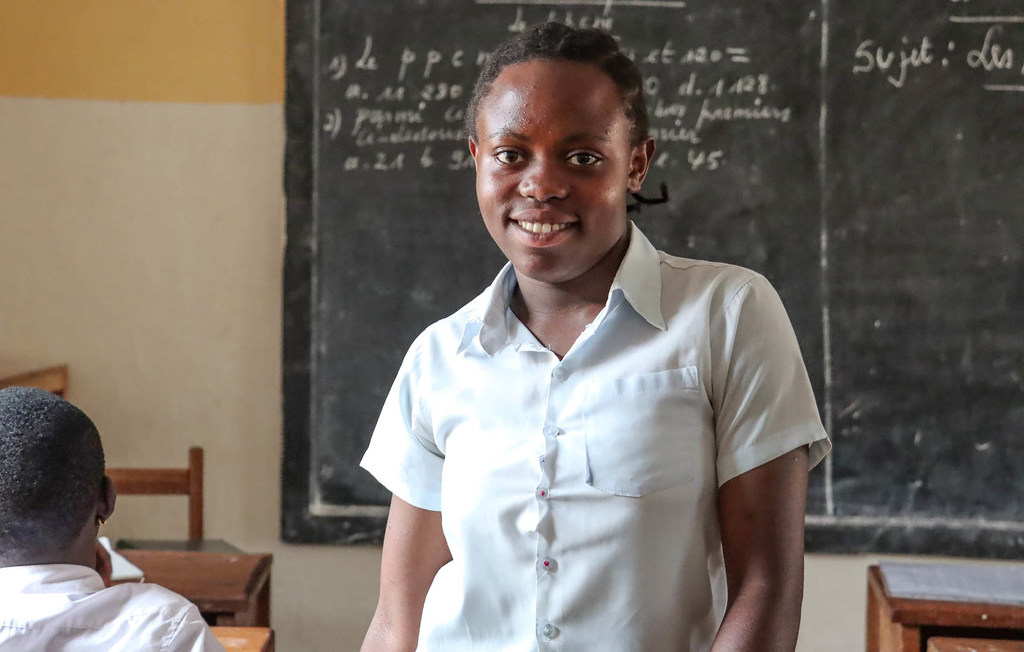 Rosine Pascale est membre du Club Maisha (ou club la vie) à Bukavu en RDCongo.