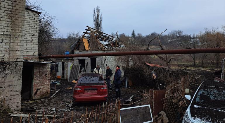 La ciudad de Dnipro, en el este de Ucrania, ha sido objeto de nuevos ataques con misiles.