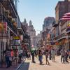 Bourbon Street in the French Quarter of New Orleans, the scene of the horrific attack on New Year's revellers. 