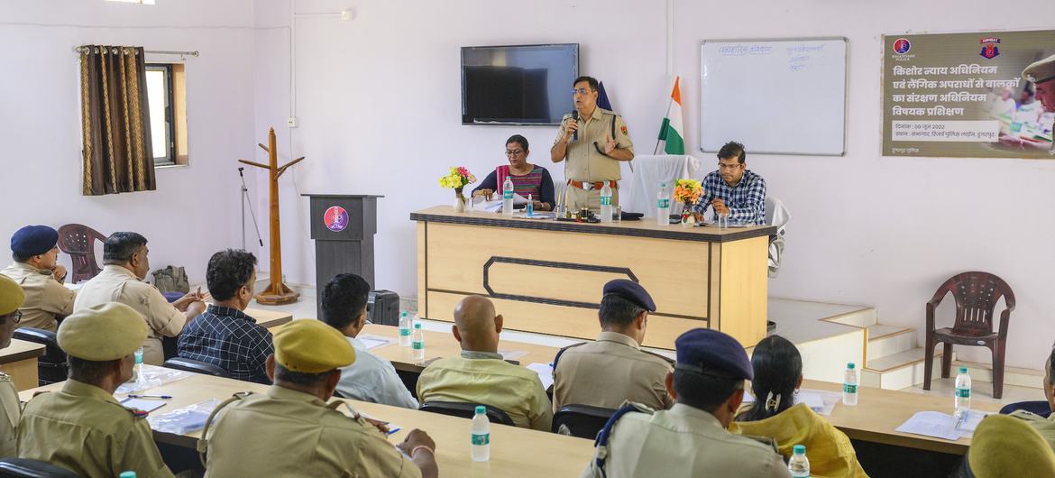 यूनीसेफ़ द्वारा आयोजित, डूंगरपुर ज़िले के 15 थानों के बाल कल्याण पुलिस अधिकारियों का प्रशिक्षण.