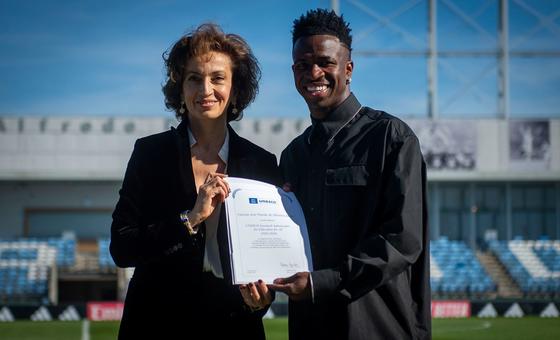 Following in Pelé’s footsteps, Vinícius Junior appointed UNESCO Goodwill Ambassador