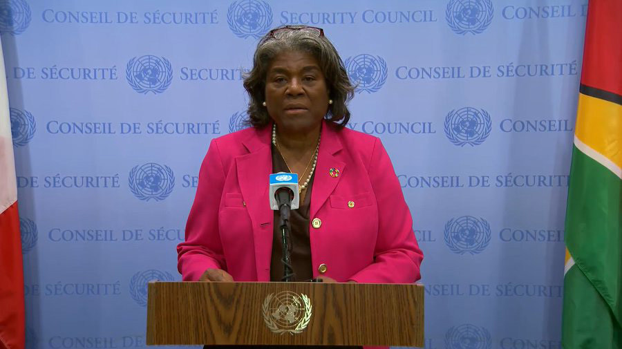 Linda Thomas-Greenfield, Représentante permanente des Etats-Unis auprès des Nations Unies.