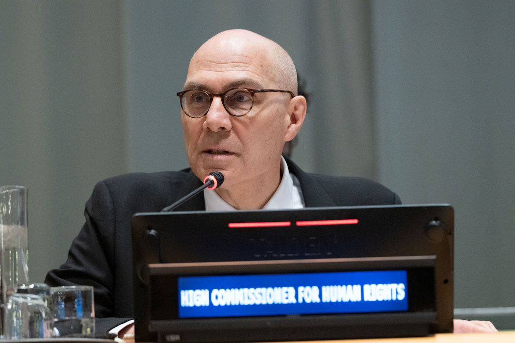 Volker Türk, UN High Commissioner for Human Rights, briefs a General Assembly informal meeting on missing persons. Volker Türk, UN High Commissioner for Human Rights, briefs a General Assembly informal meeting on missing persons.