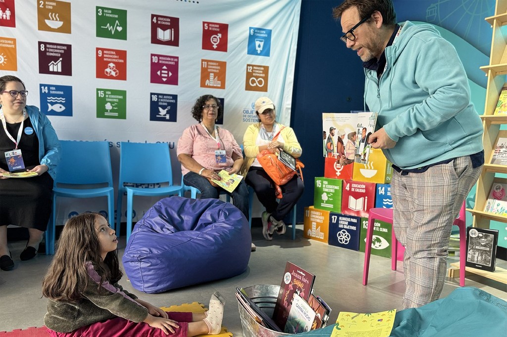 Actividades de lectura en voz alta del primer catálogo del Club de Lectura de los ODS capítulo México.
