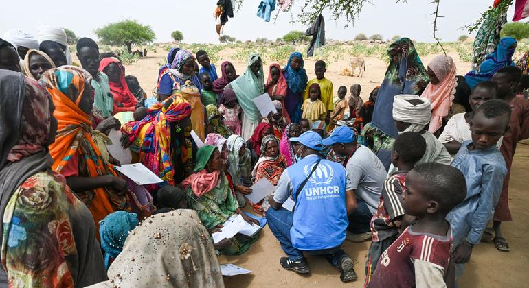 مفوضية الأمم المتحدة لشؤون اللاجئين في تشاد تدعم الفارين من العنف في السودان.