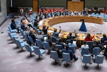 بالإجماع، مجلس الأمن يمدد ولاية بعثة الأمم المتحدة المتكاملة لتقديم المساعدة خلال الفترة الانتقالية في السودان (يونيتامس) - 2 حزيران/يونيو 2023.