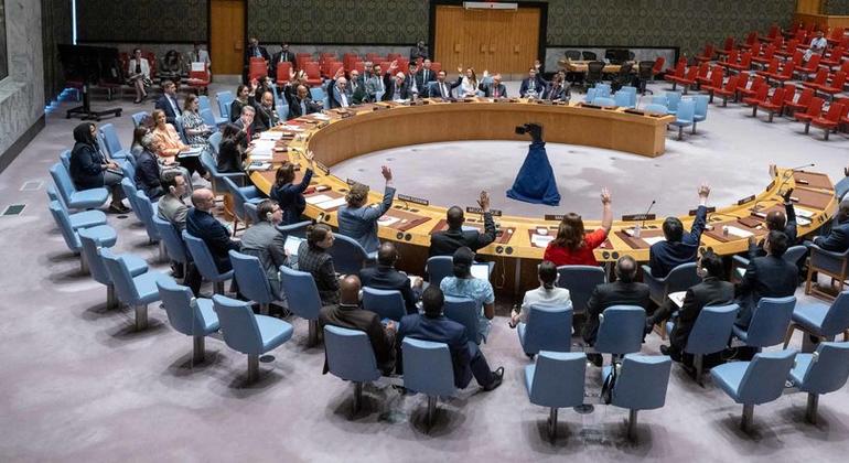 بالإجماع، مجلس الأمن يمدد ولاية بعثة الأمم المتحدة المتكاملة لتقديم المساعدة خلال الفترة الانتقالية في السودان (يونيتامس) - 2 حزيران/يونيو 2023.