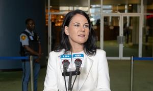 Annalena Baerbock, presidenta el octogésimo período de sesiones de la Asamblea General de las Naciones Unidas. (Archivo)