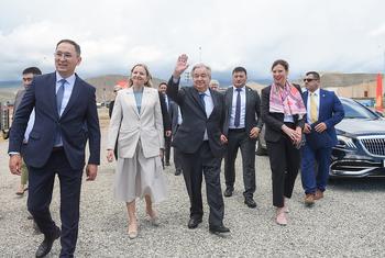 Генсек ООН Антониу Гутерриш в Кыргызстане