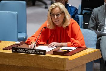 Sigrid Kaag, Coordonnatrice de haut niveau de l'action humanitaire et de la reconstruction à Gaza, informe le Conseil de sécurité de la situation au Moyen-Orient, y compris la question palestinienne.