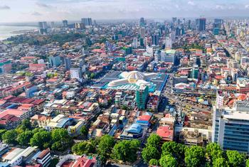 کمبوڈیا کا دارالحکومت پنوم پین۔