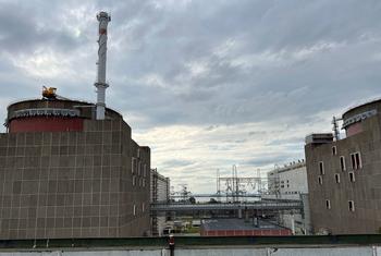 यूक्रेन में ज़ैपोरिझझिया परमाणु संयंत्र.