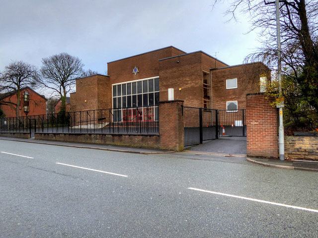 Heaton Park synagogue in Manchester, UK.