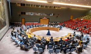 A wide view of the Security Council meeting on cooperation between the United Nations and regional and subregional organizations in maintaining international peace and security.