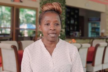 Mjasiriamali Mwanamke Haika Lawere anayemiliki hoteli ya Mbezi Garden jijini Dar Es Salaam Tanzania. 