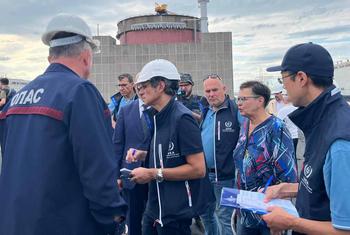 المدير العام للوكالة الدولية للطاقة الذرية يزور محطة زابوروجيا للطاقة النووية في أوكرانيا