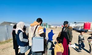 UNICEF's cholera vaccination campaign is launched in Syria's Al Hol camp.