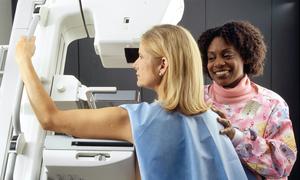 Regular mammograms can help find breast cancer at an early stage.