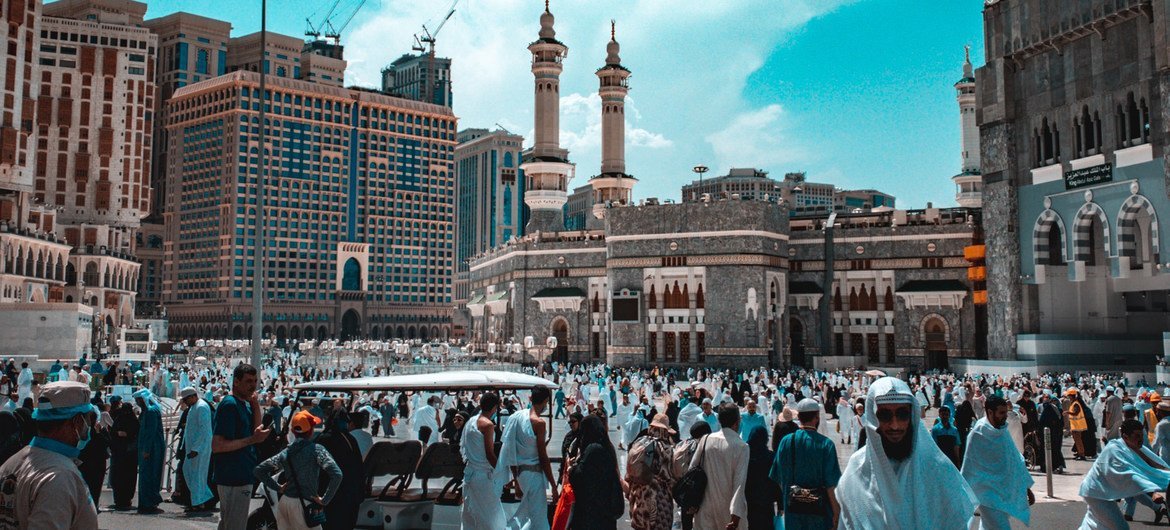 La ville de Makkah, en Arabie saoudite.