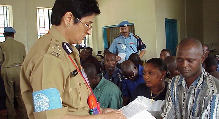 Doctor Kiran Bedi believes that women (from peaceful processes) mean to ignore a large part of the population. Doctor Kiran Bedi believes that women (from peaceful processes) mean to ignore a large part of the population.