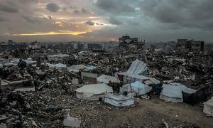 Ciudad de Gaza, campo de Yabalia-Fotos del campo de Yabalia tomadas el 21 de marzo de 2025. Muchas familias de esa zona habían regresado recientemente a sus hogares de Jabalia, pero la reanudación de los ataques desde el 18 de marzo está poniendo de nuev…