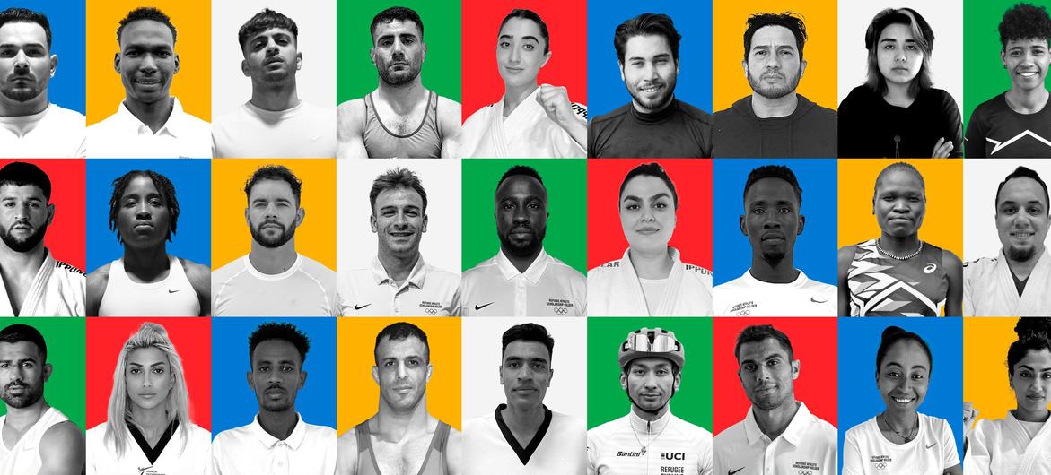 Maioria dos atletas foi selecionada entre refugiados apoiados pelo Programa de Bolsas de Atletas Refugiados