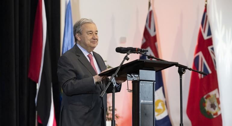 Em cúpula caribenha, Guterres destaca desafios climáticos e urgência de apoio ao Haiti