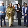 भारत में यूएन के रैज़िडेन्ट कोऑर्डिनेटर, शॉम्बी शार्प व यूएन में भारत की स्थाई प्रतिनिधि, राजदूत रुचिरा काम्बोज ने उपमहासचिव का स्वागत किया.