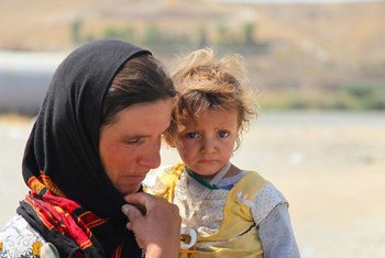 الإيزيديون الذين فروا من سنجار، عاودوا الدخول إلى العراق من سوريا (الأرشيف).