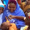 Mtoto akipatiwa chanjo dhidi ya polio nchini Nigeria
