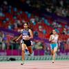 A final dos 400m femininos do atletismo nos 19º Jogos Asiáticos em Hangzhou, em 30 de setembro de 2023