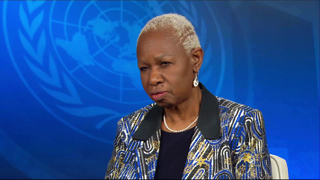 Bintou Keita, Cheffe de la Mission de l’Organisation des Nations Unies pour la stabilisation en République démocratique du Congo (MONUSCO).